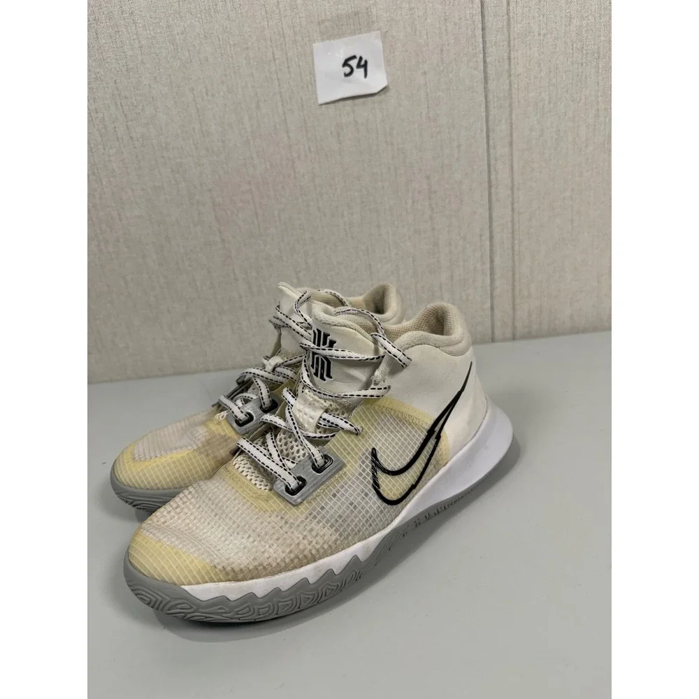 Nike Kyrie Flytrap 3 Sail Black Basketball Shoes CT5537-100 Youth 4.5Y